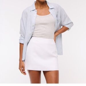 Abercrombie and fitch linen mini skirt